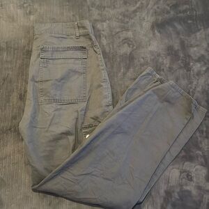 grey high rise cargo jeans
